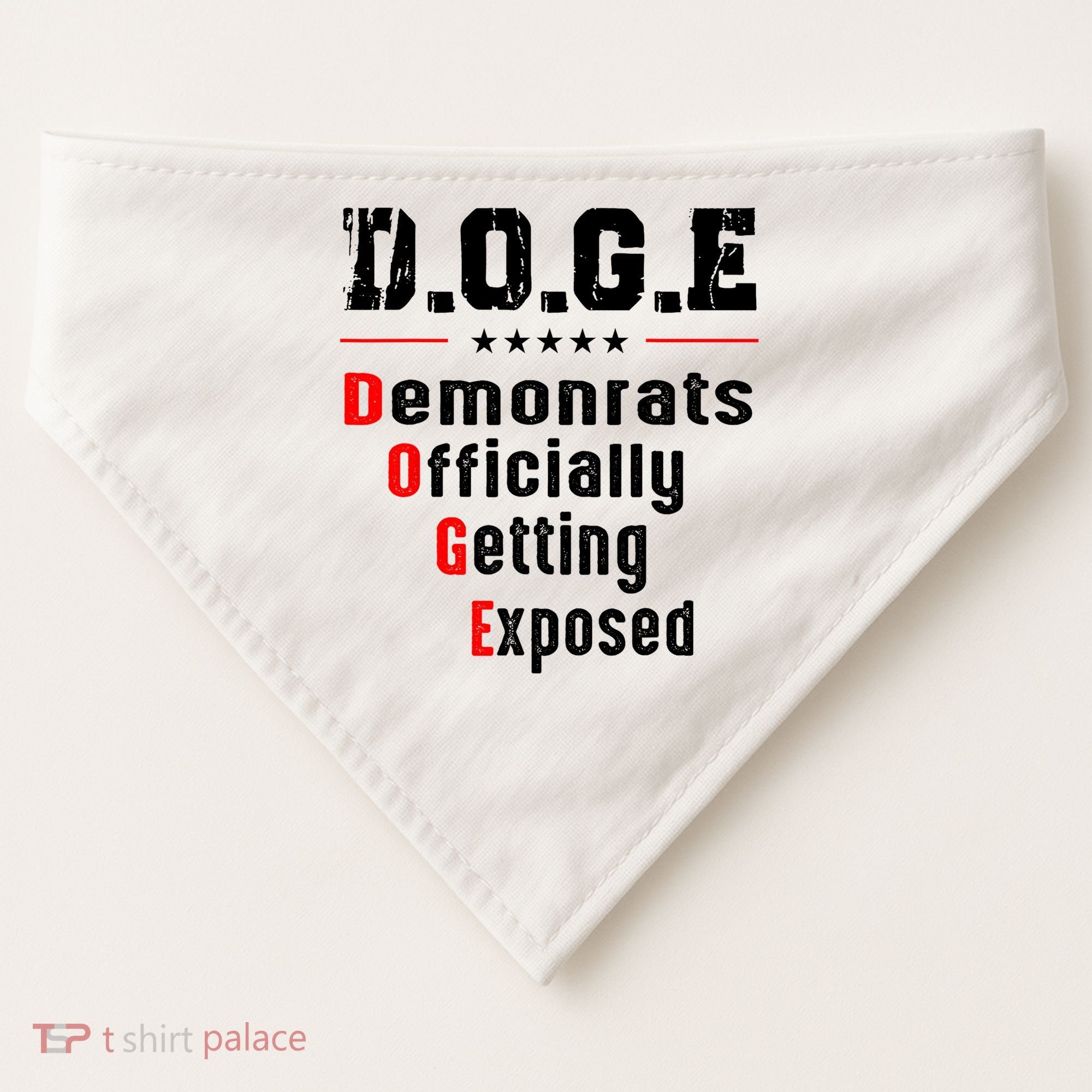 Doge Democrats Officially Getting Exposed USA-Made Doggie Bandana