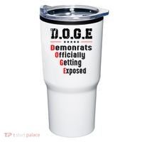 Doge Democrats Officially Getting Exposed Tumbler thumb 0
