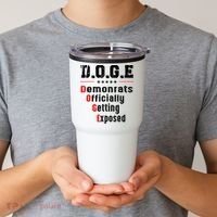 Doge Democrats Officially Getting Exposed Tumbler thumb 2