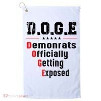 Doge Democrats Officially Getting Exposed Golf Towel thumb 0