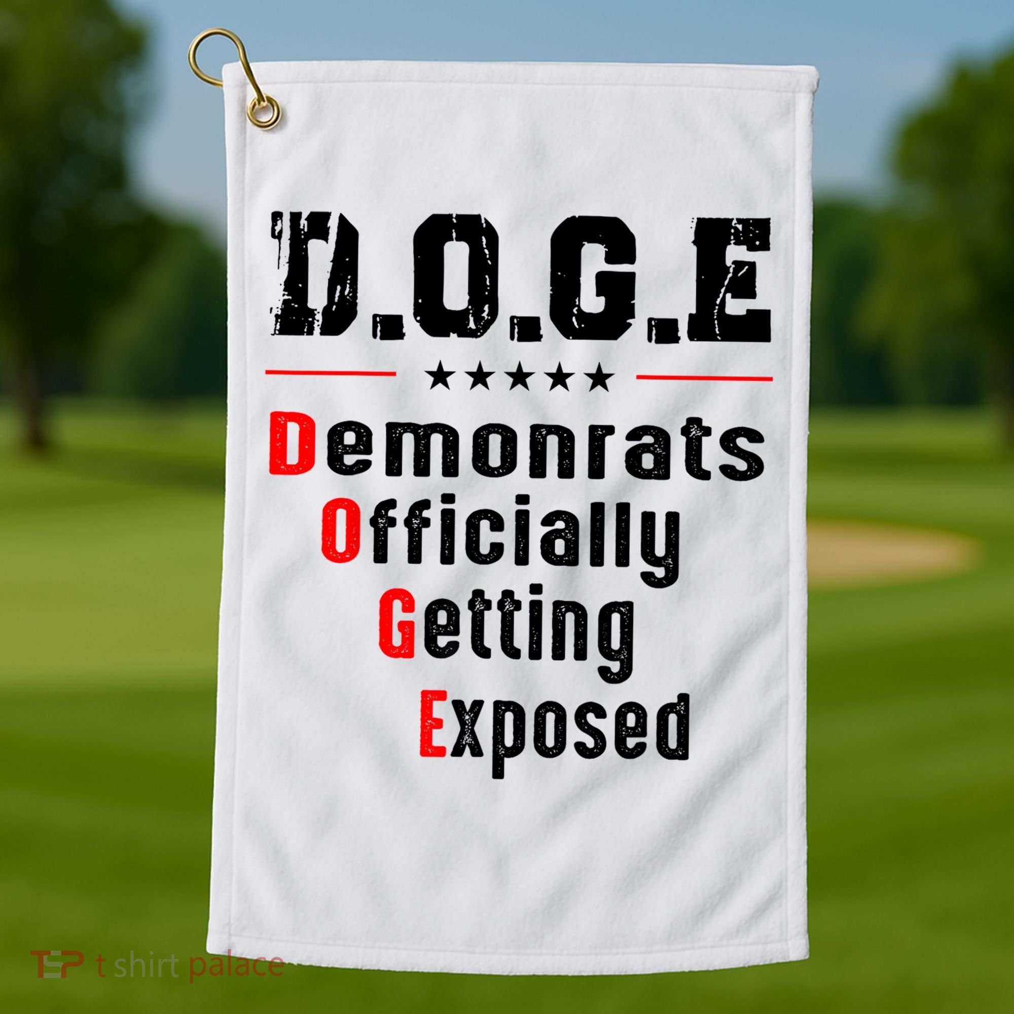 Doge Democrats Officially Getting Exposed Golf Towel