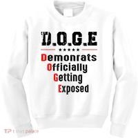 Doge Democrats Officially Getting Exposed Kids Sweatshirt thumb 0