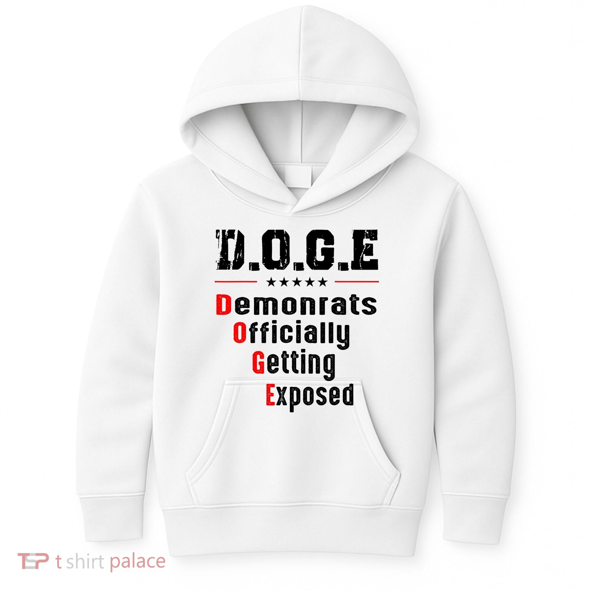 Doge Democrats Officially Getting Exposed Kids Hoodie