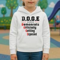 Doge Democrats Officially Getting Exposed Kids Hoodie thumb 3