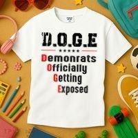 Doge Democrats Officially Getting Exposed Kids T-Shirt thumb 3