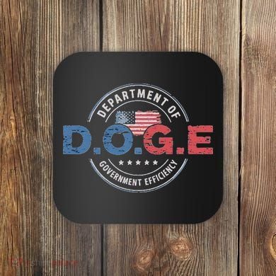 D.O.G.E. Department Of Government Efficiency Doge Coaster