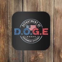 D.O.G.E. Department Of Government Efficiency Doge Coaster thumb 0