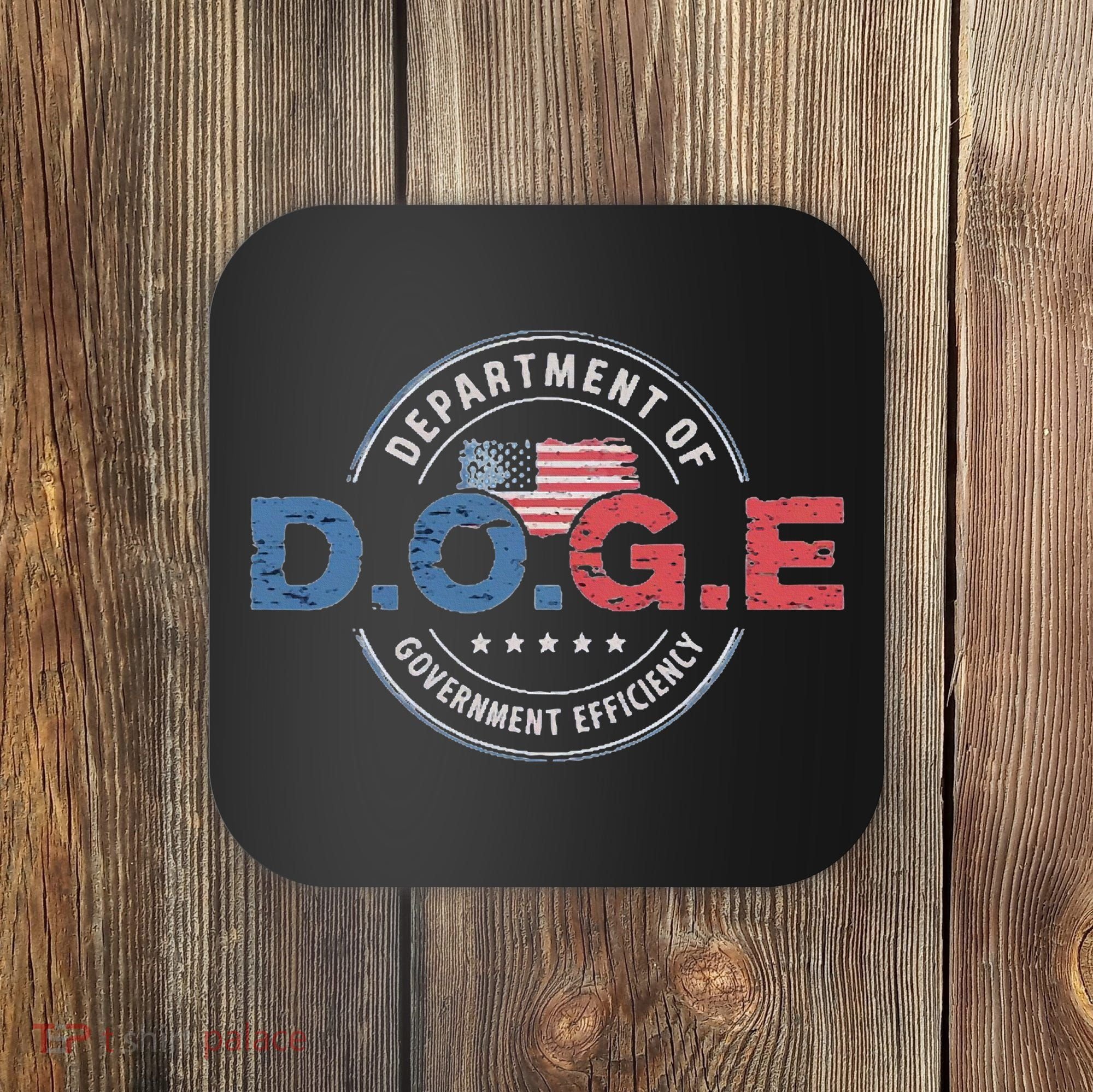 D.O.G.E. Department Of Government Efficiency Doge Coaster