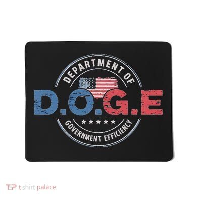 D.O.G.E. Department Of Government Efficiency Doge Mousepad
