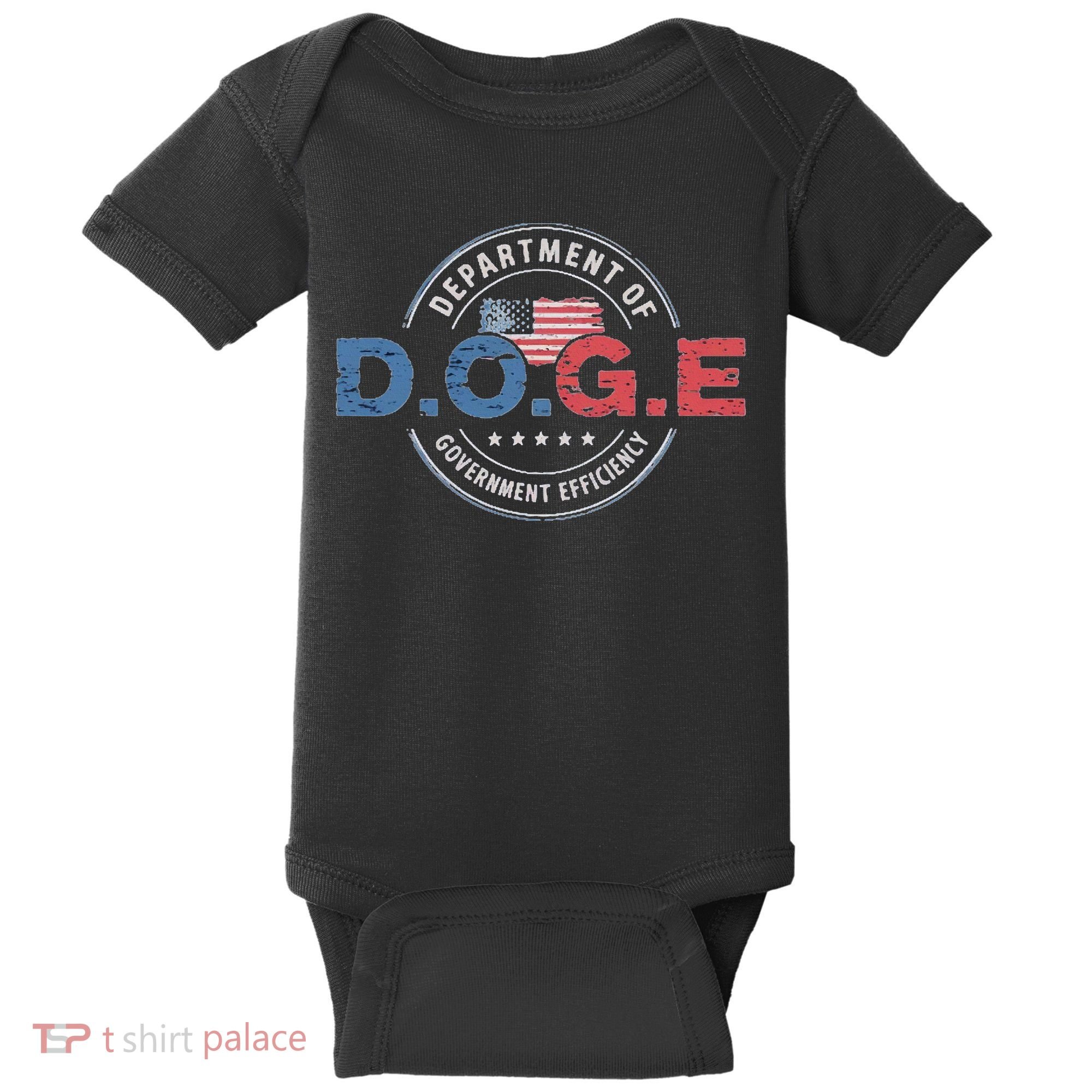 D.O.G.E. Department Of Government Efficiency Doge Baby Bodysuit