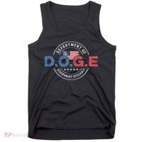 D.O.G.E. Department Of Government Efficiency Doge Tank Top thumb 0