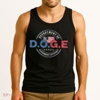 D.O.G.E. Department Of Government Efficiency Doge Tank Top thumb 3