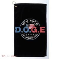D.O.G.E. Department Of Government Efficiency Doge Golf Towel thumb 0