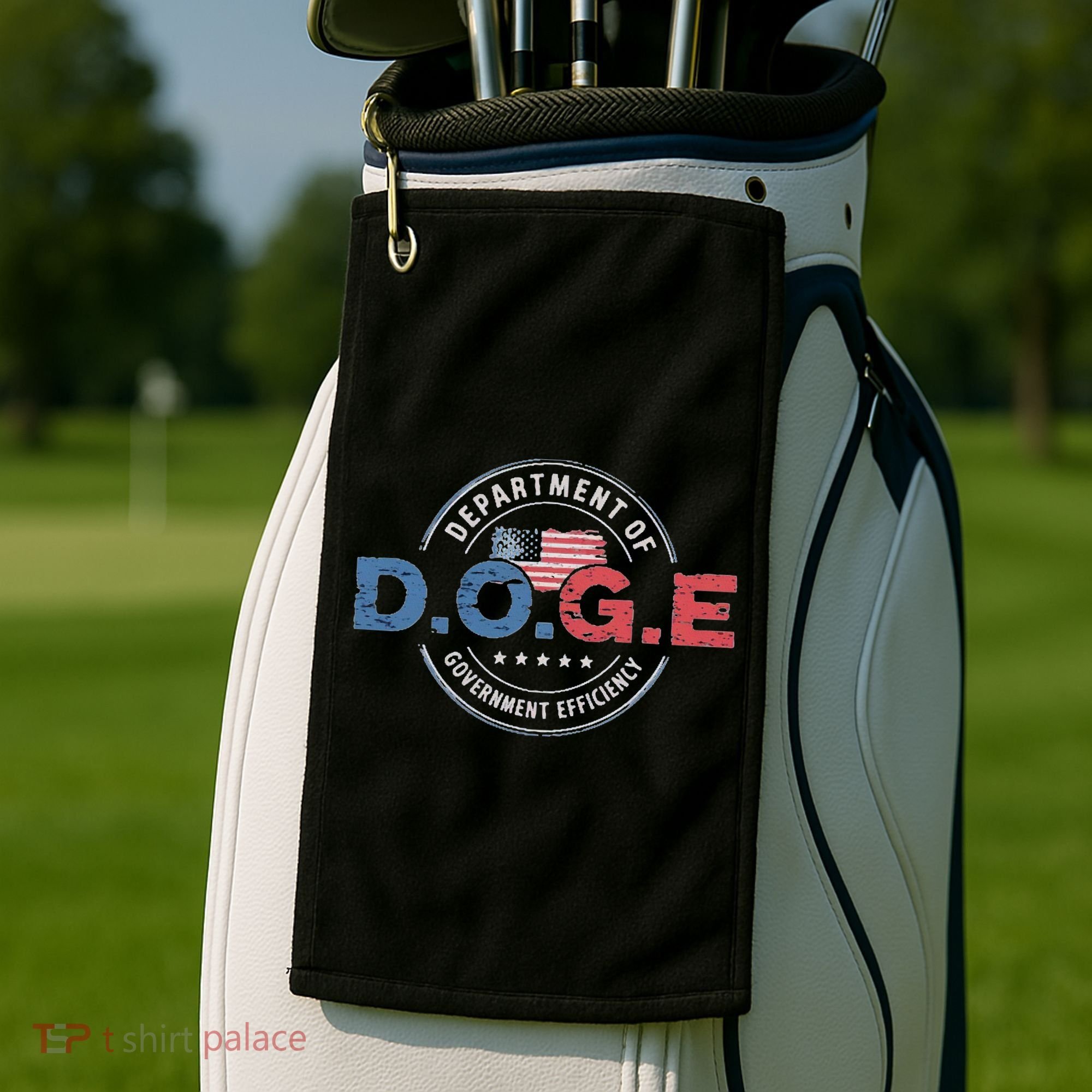 D.O.G.E. Department Of Government Efficiency Doge Golf Towel