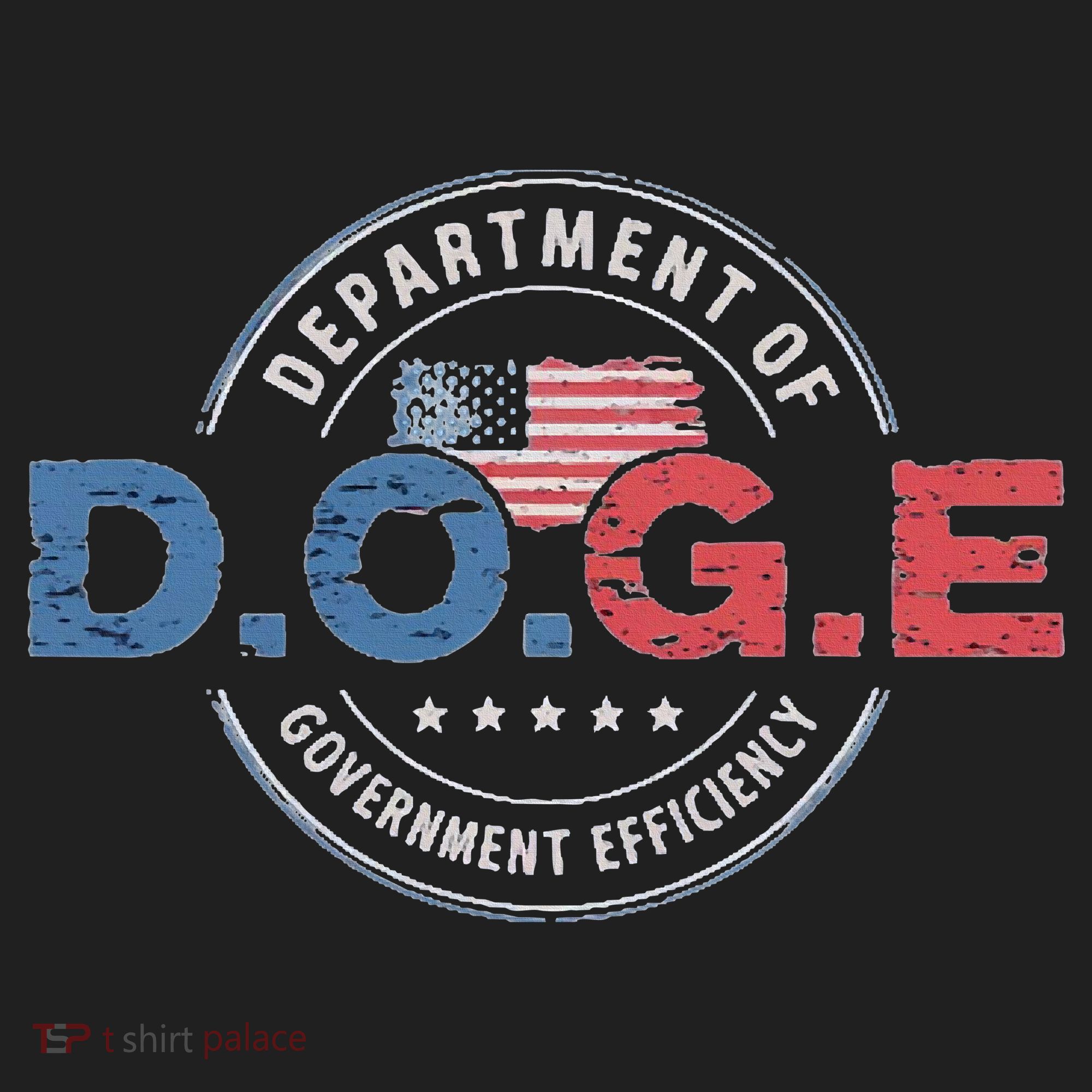 D.O.G.E. Department Of Government Efficiency Doge Golf Towel