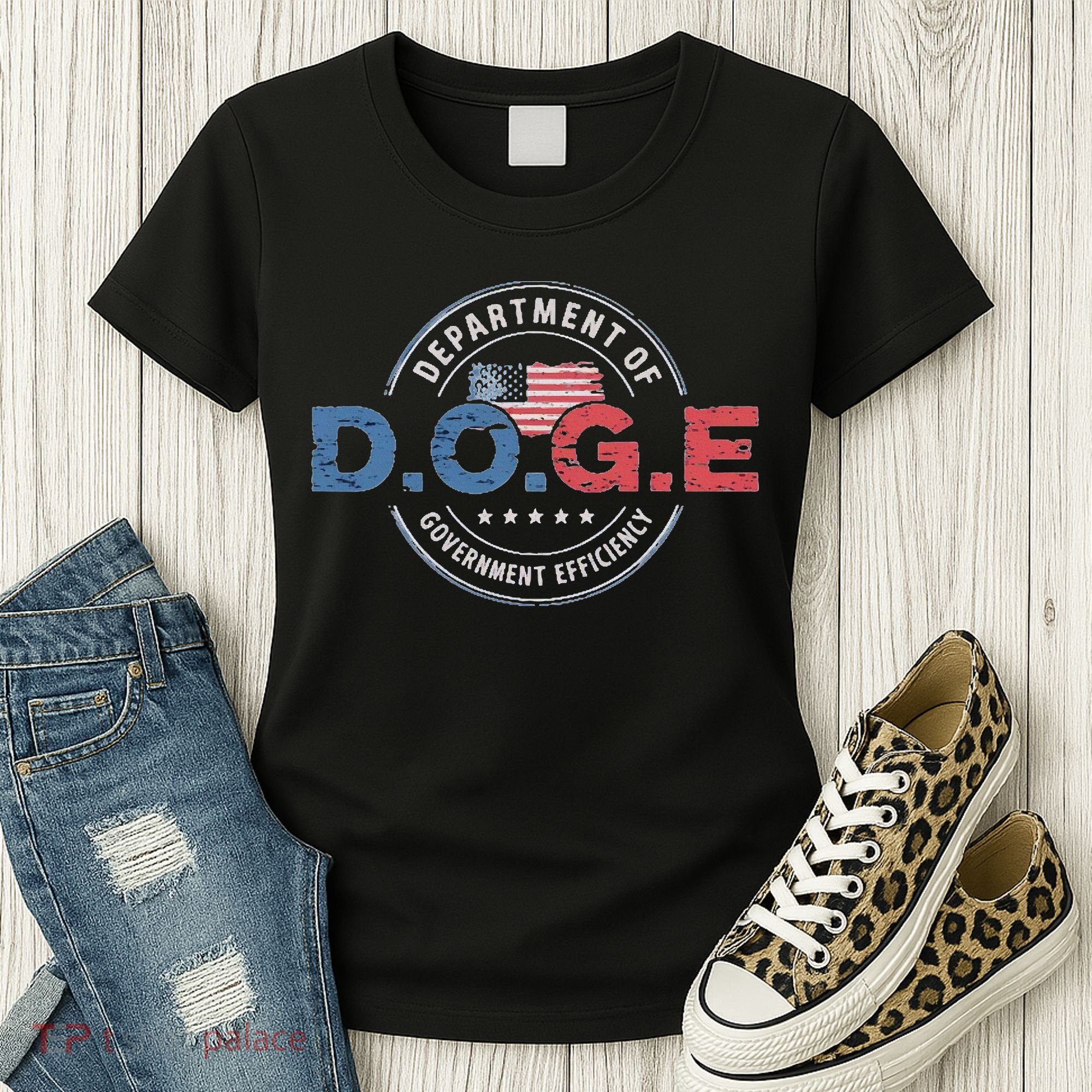 D.O.G.E. Department Of Government Efficiency Doge Women's T-Shirt