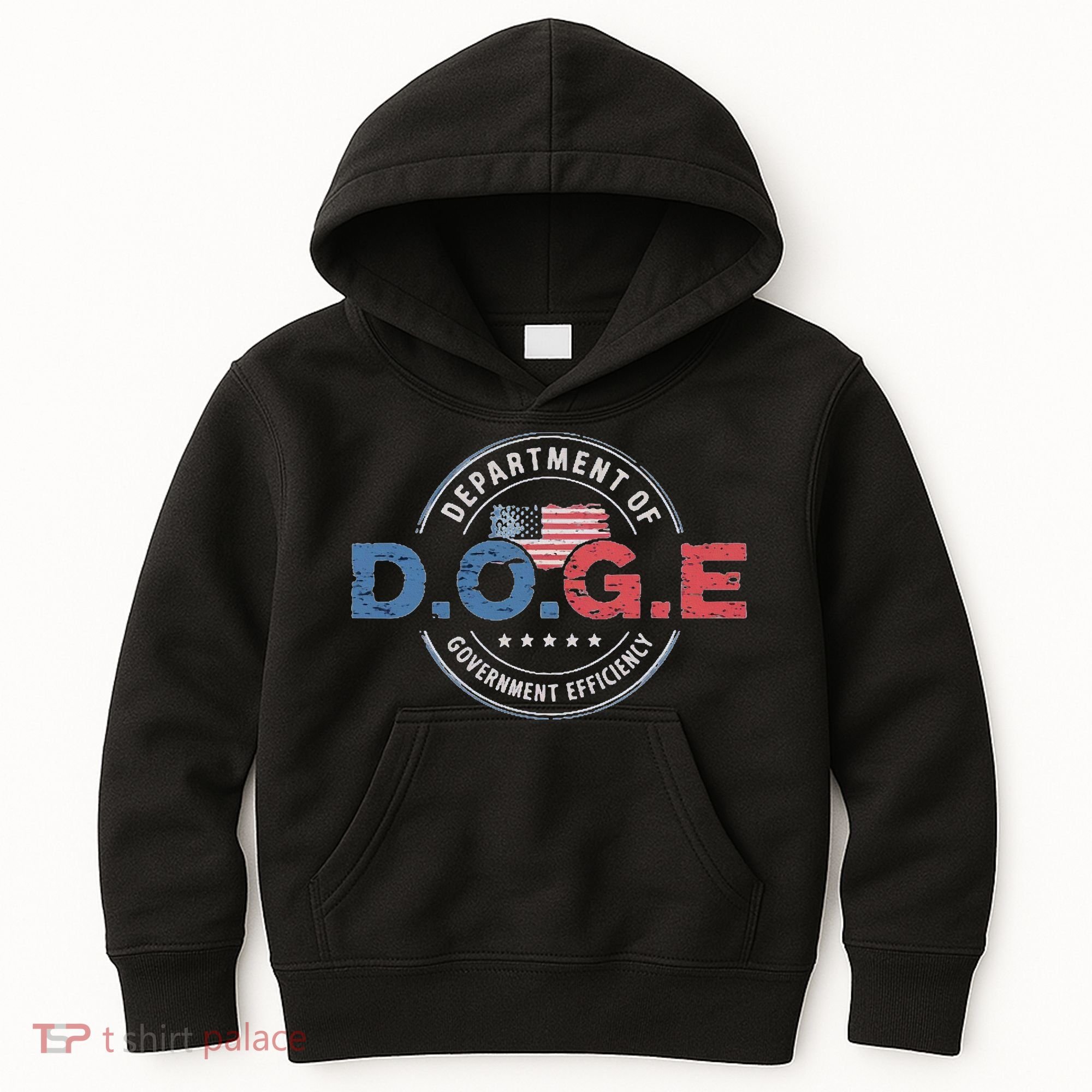 D.O.G.E. Department Of Government Efficiency Doge Kids Hoodie
