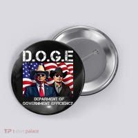 D.O.G.E Department Of Government Efficiency Button thumb 0