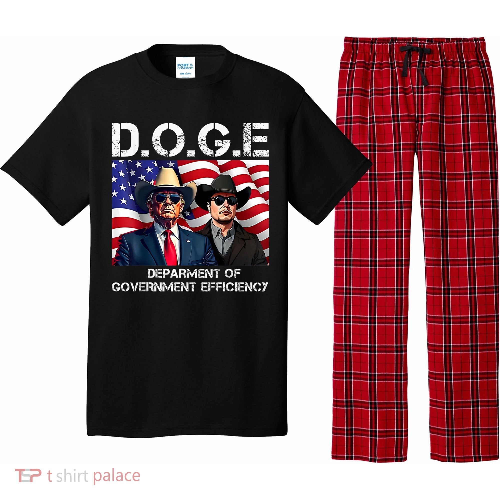 D.O.G.E Department Of Government Efficiency Pajama Set