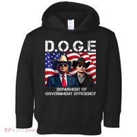 D.O.G.E Department Of Government Efficiency Toddler Hoodie thumb 0