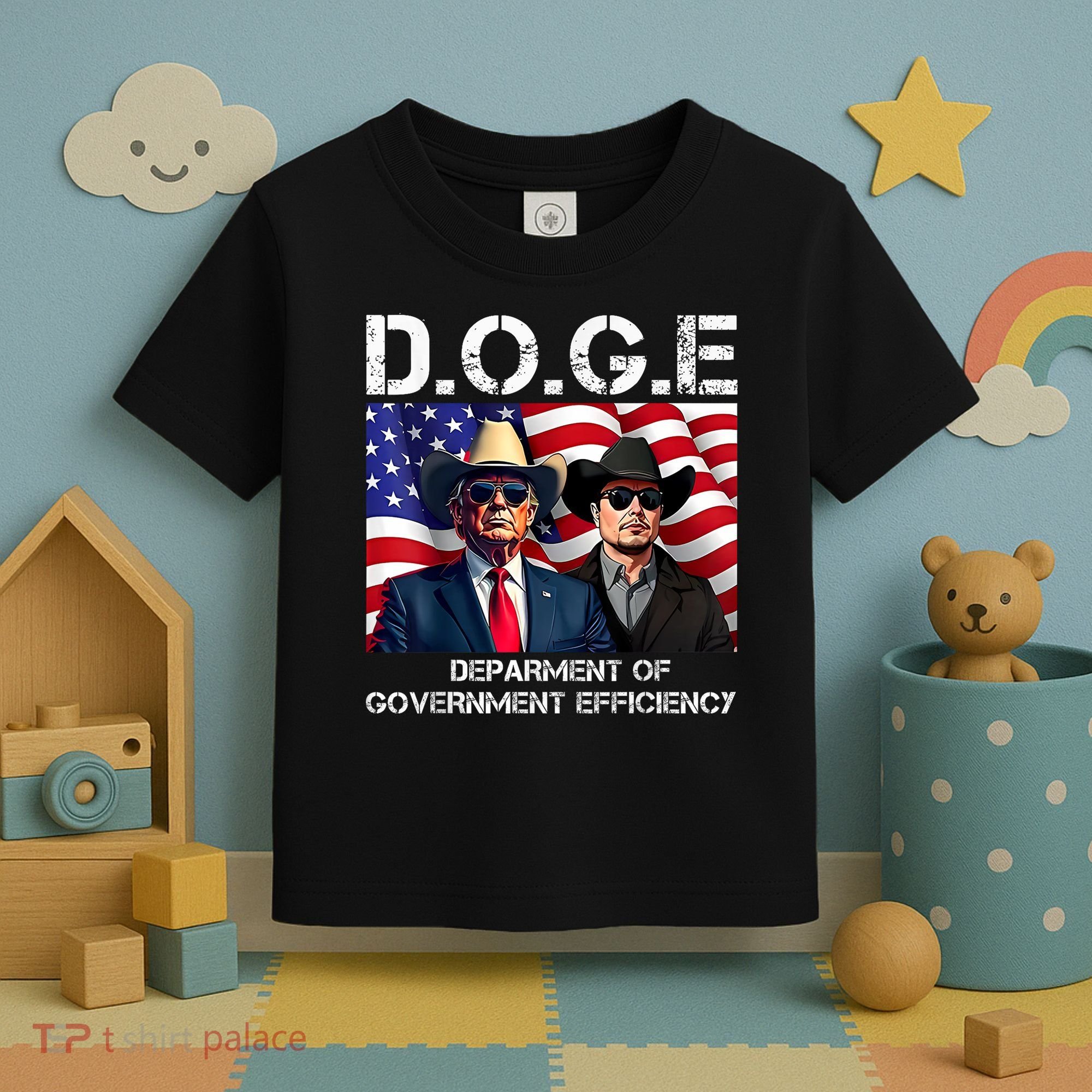 D.O.G.E Department Of Government Efficiency Toddler T-Shirt
