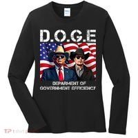 D.O.G.E Department Of Government Efficiency Women's Long Sleeve Shirt thumb 0