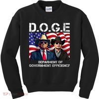 D.O.G.E Department Of Government Efficiency Kids Sweatshirt thumb 0