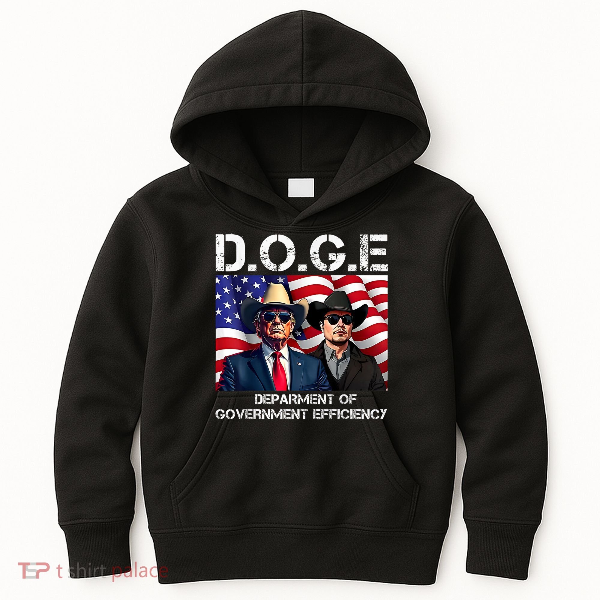 D.O.G.E Department Of Government Efficiency Kids Hoodie
