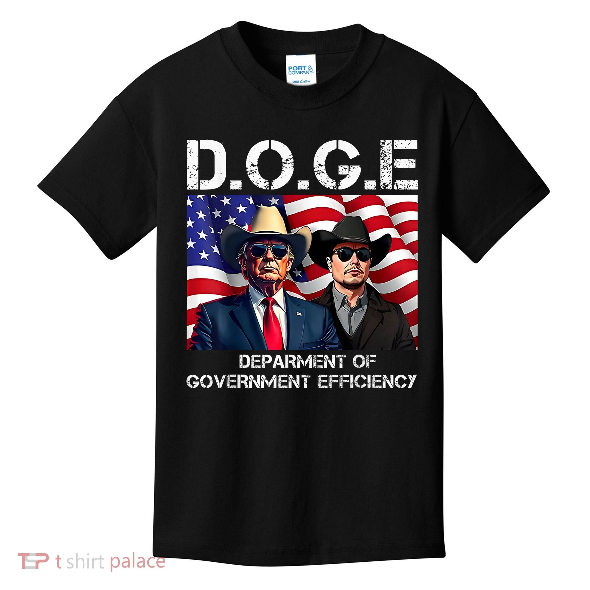 D.O.G.E Department Of Government Efficiency Kids T-Shirt