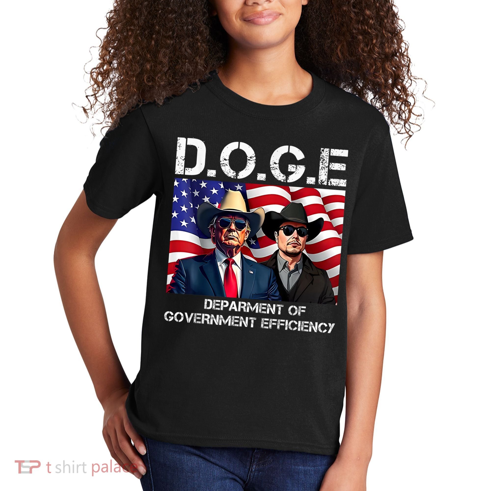 D.O.G.E Department Of Government Efficiency Kids T-Shirt