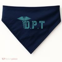 DPT Doctor Of Physical Therapy Student Therapist Gift USA-Made Doggie Bandana thumb 0