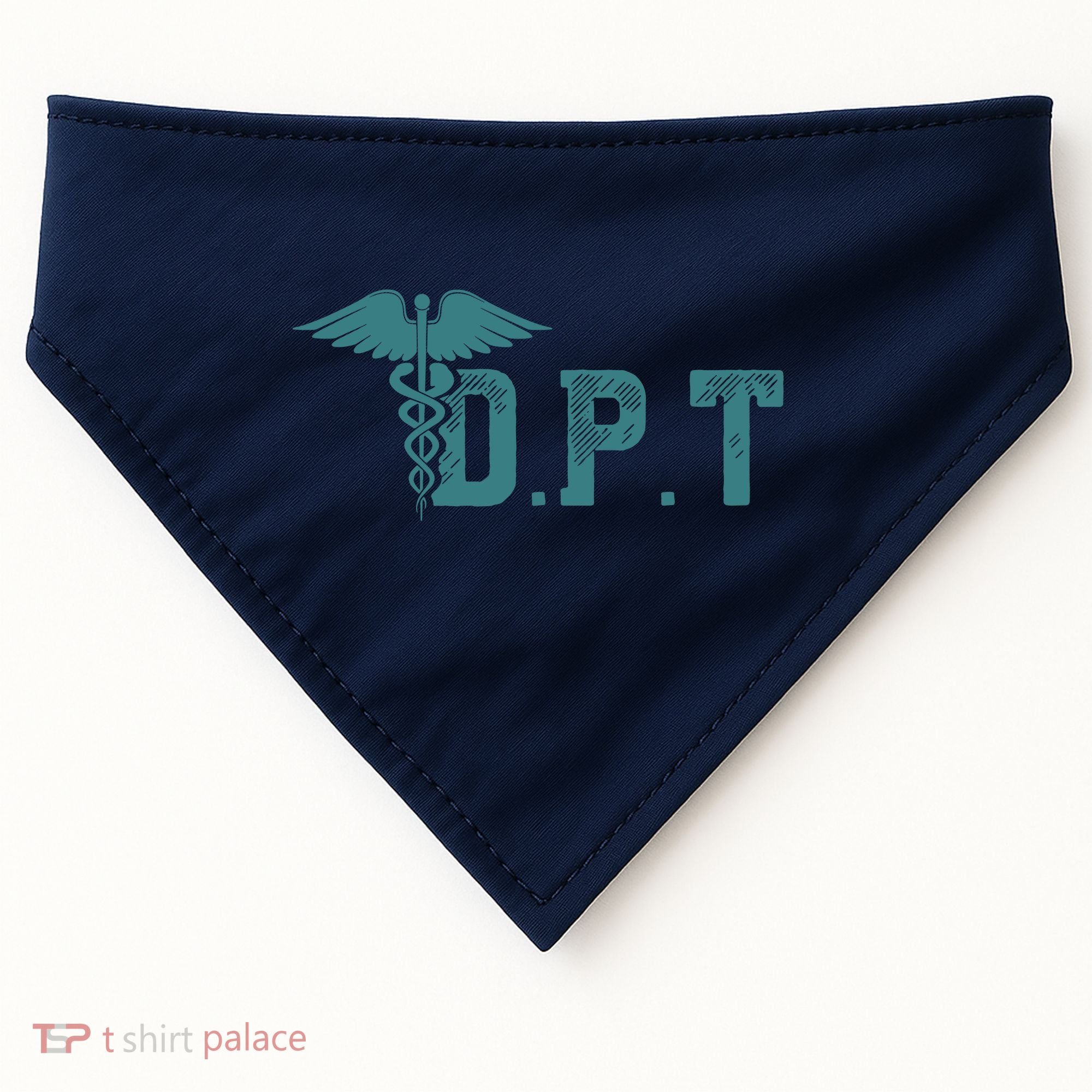 DPT Doctor Of Physical Therapy Student Therapist Gift USA-Made Doggie Bandana