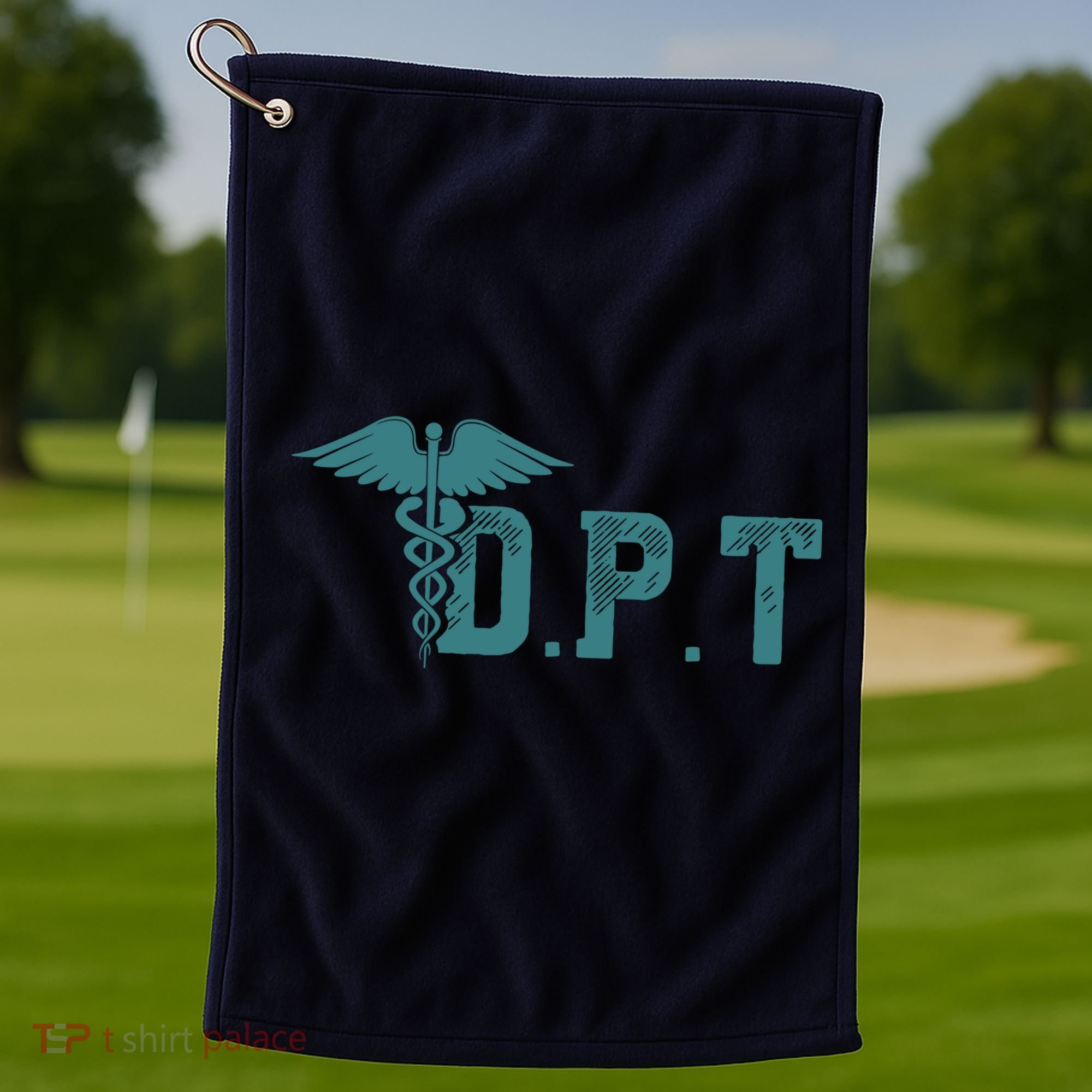 DPT Doctor Of Physical Therapy Student Therapist Gift Golf Towel