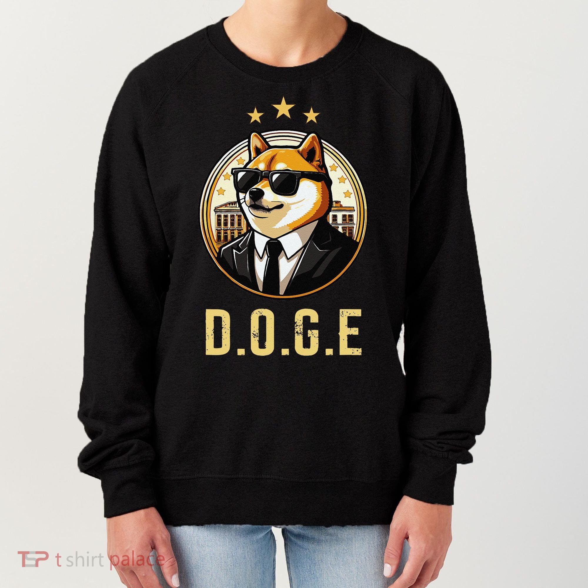 D.O.G.E Department Of Government Efficiency Doge Trump Women's Sweatshirt