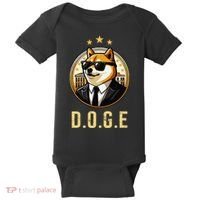 D.O.G.E Department Of Government Efficiency Doge Trump Baby Bodysuit thumb 0