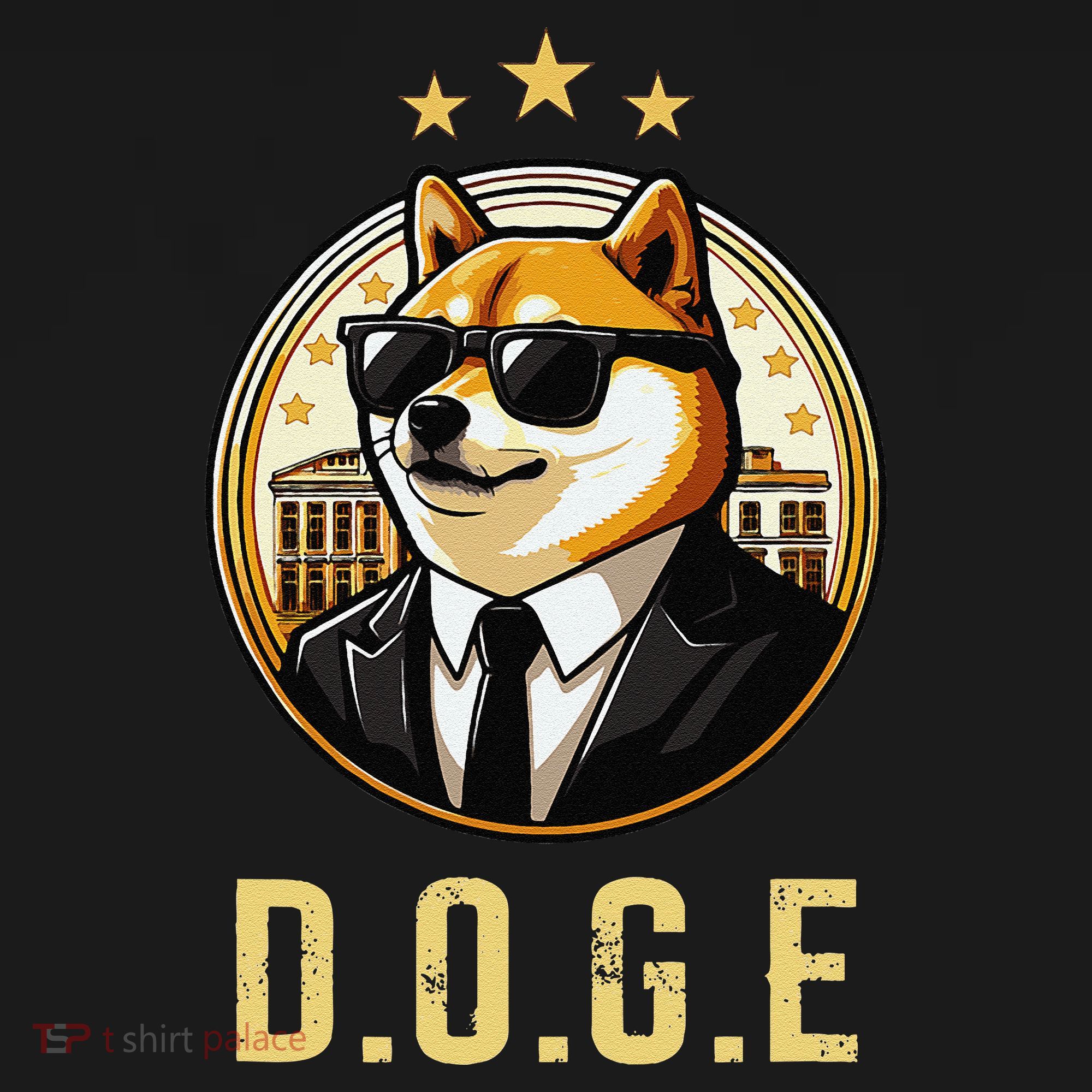 D.O.G.E Department Of Government Efficiency Doge Trump Toddler Hoodie