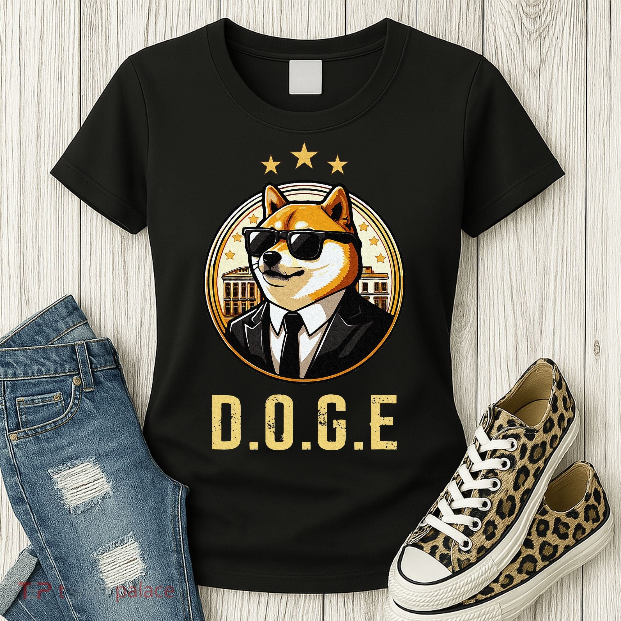 D.O.G.E Department Of Government Efficiency Doge Trump Women's T-Shirt