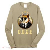 D.O.G.E Department Of Government Efficiency Doge Trump Long Sleeve Shirt thumb 0