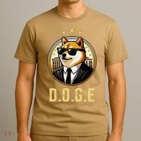 D.O.G.E Department Of Government Efficiency Doge Trump T-Shirt thumb 3