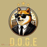 D.O.G.E Department Of Government Efficiency Doge Trump Mousepad thumb 1