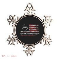 Doge Department Of Government Efficiency D.O.G.E. Us Flag Ornament thumb 0