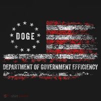Doge Department Of Government Efficiency D.O.G.E. Us Flag Ornament thumb 1