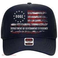 Doge Department Of Government Efficiency D.O.G.E. Us Flag Hat thumb 0