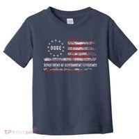 Doge Department Of Government Efficiency D.O.G.E. Us Flag Toddler T-Shirt thumb 0
