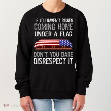Don't Disrespect Our Flag Gift Women's Sweatshirt