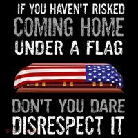 Don't Disrespect Our Flag Gift Backpack thumb 2