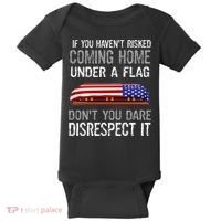 Don't Disrespect Our Flag Gift Baby Bodysuit thumb 0