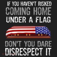 Don't Disrespect Our Flag Gift Golf Towel thumb 3