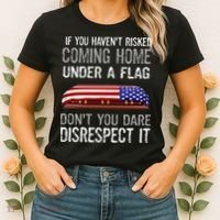 Don't Disrespect Our Flag Gift Women's T-Shirt thumb 2