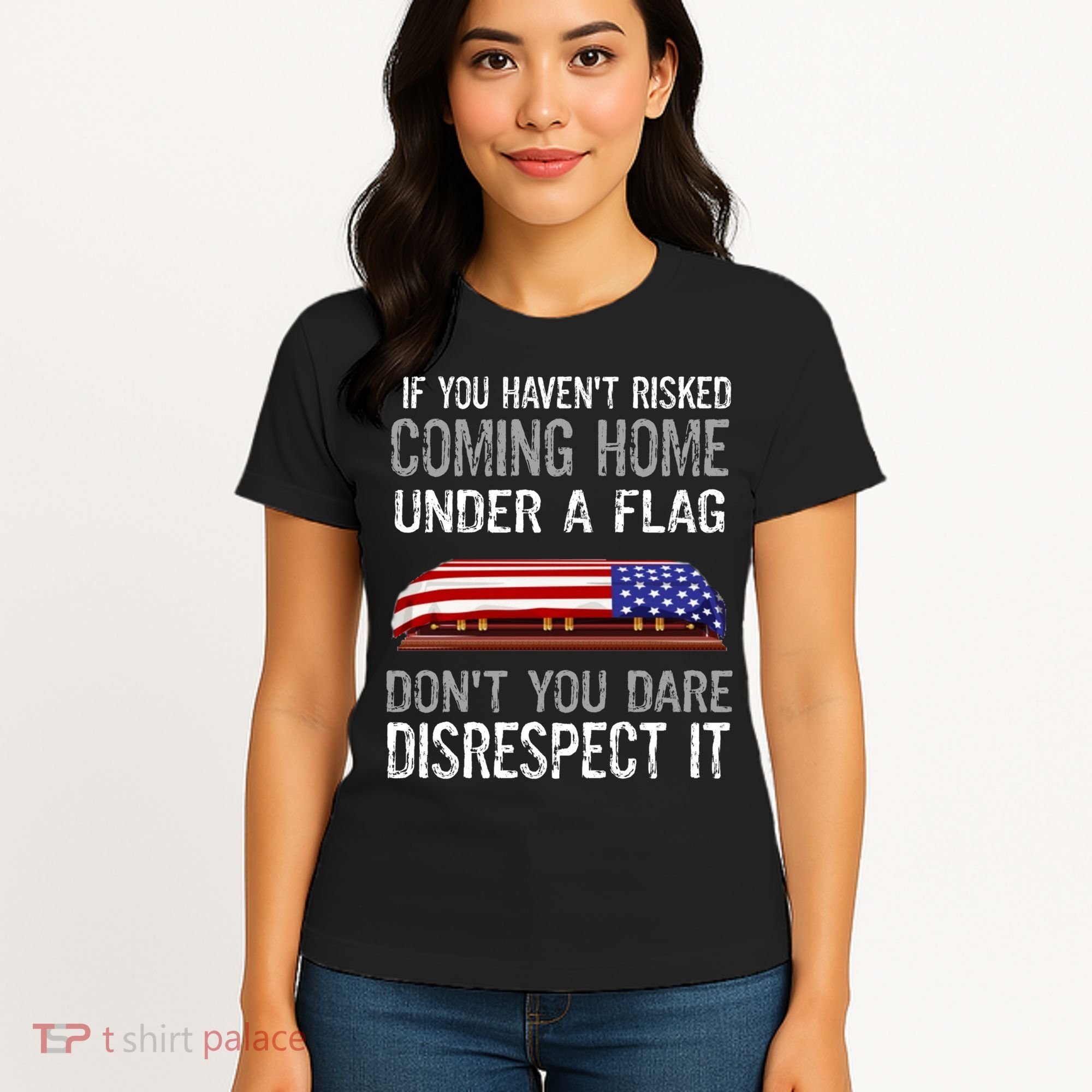 Don't Disrespect Our Flag Gift Women's T-Shirt